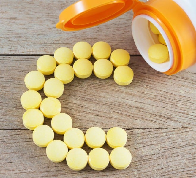 vitamin c spelled out with supplements