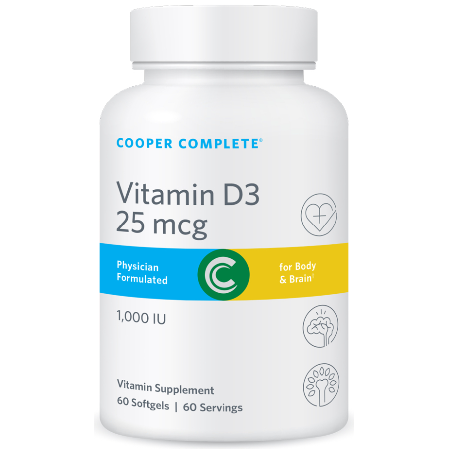 Buy Vitamin D3 25 mcg (1000 IU) Supplement | Cooper Complete®