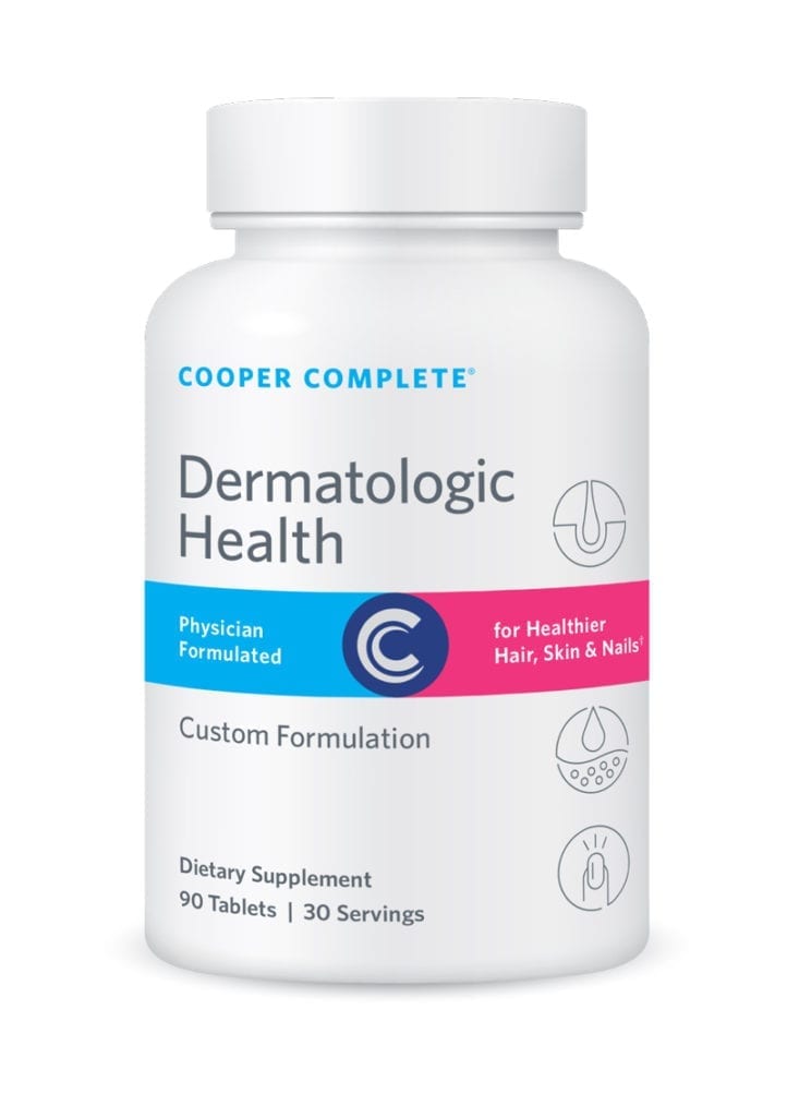Picture of Cooper Complete Hair Skin and Nails Supplement Dermatologic Health Bottle