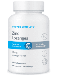 Cooper Complete Zinc Lozenges Bottle