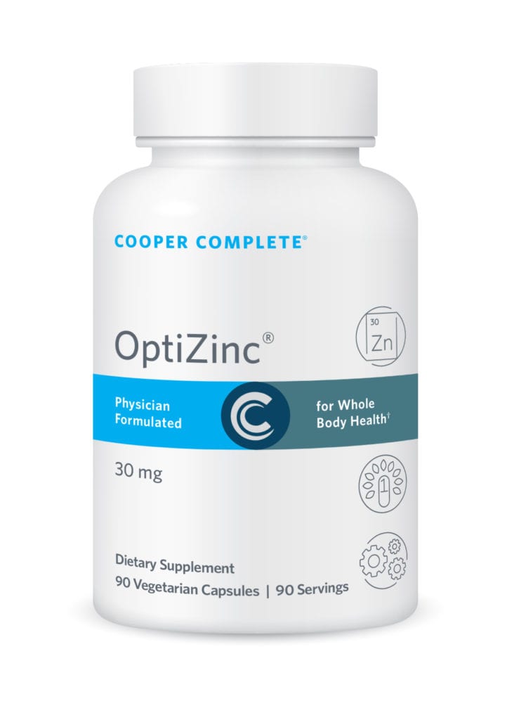 Picture of Cooper Complete OptiZinc Zinc Supplement 30 mg Bottle