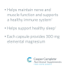 Product benefits graphic for Cooper Complete Magnesium Oxide Supplement