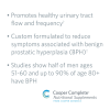 Product benefits graphic for Cooper Complete Picture of Cooper Complete Prostate Supplement for Men Supplement