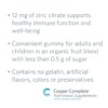 Product benefits graphic for Cooper Complete Zinc Gummy Supplement