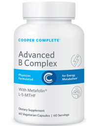 Bottle of Cooper Complete Advanced B Complex Supplement
