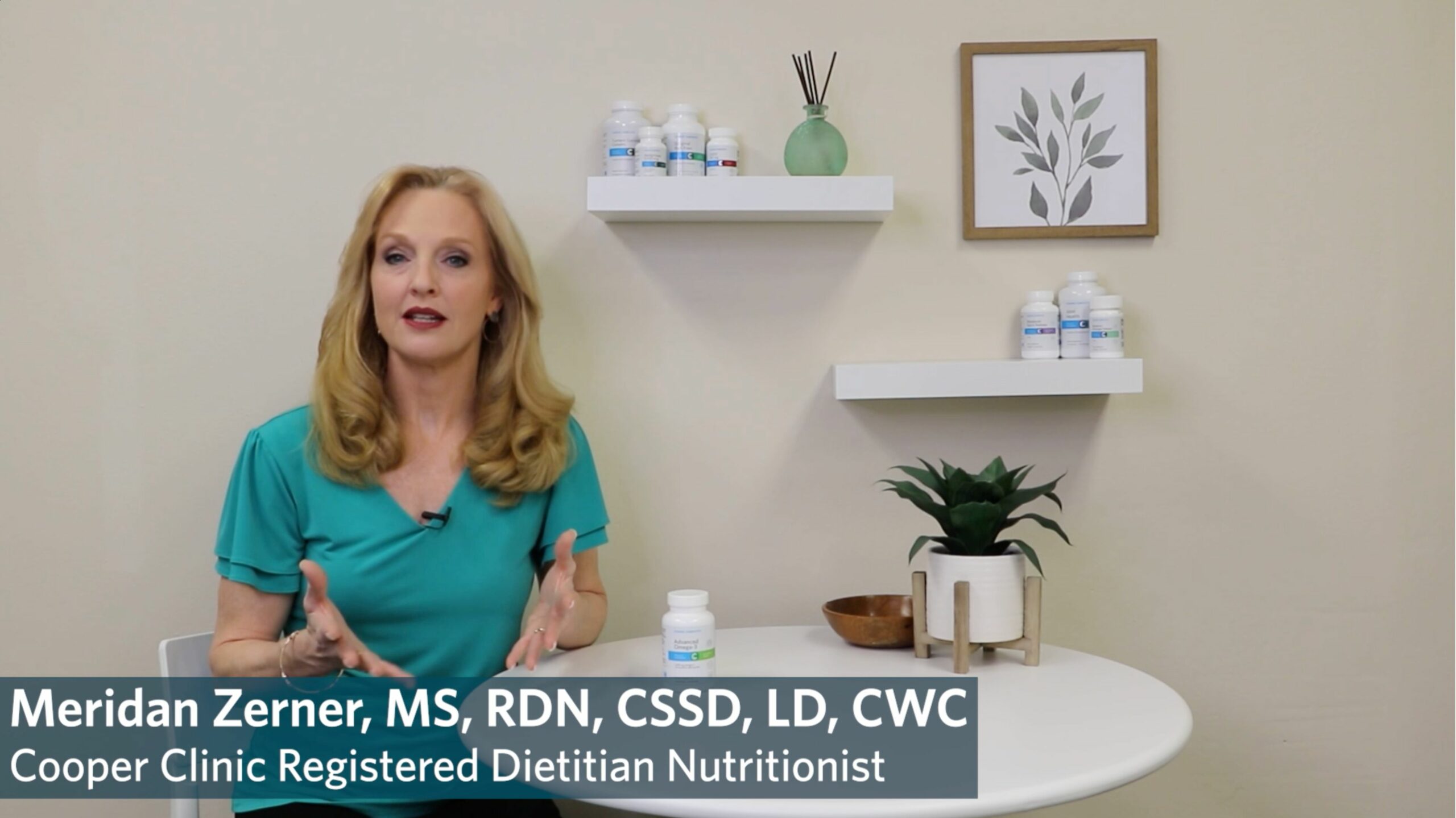 Photo of Meridan Zerner, MS, RDN, CSSD, LD, CWC, Cooper Clinic and Cooper Fitness Center Registered Dietitian Nutritionist