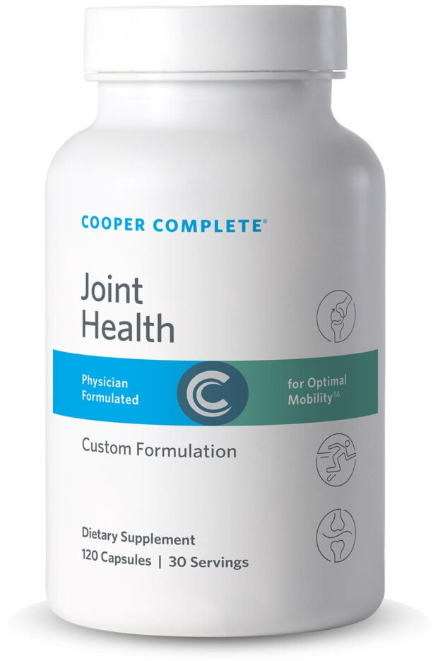 Photo of Cooper Complete Joint Health Supplement bottle.