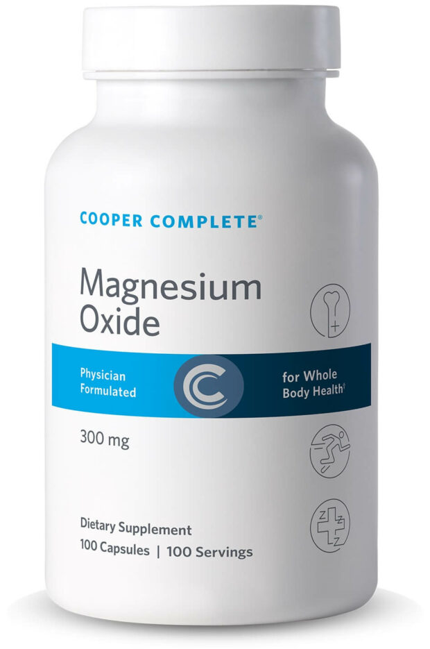 Photo of Cooper Complete 300 mg Magnesium Oxide Supplement bottle