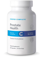 Bottle of Cooper Complete Prostate Health Supplement