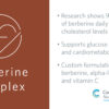 Graphic highlighting Cooper Complete Berberine Complex Supplement benefits.