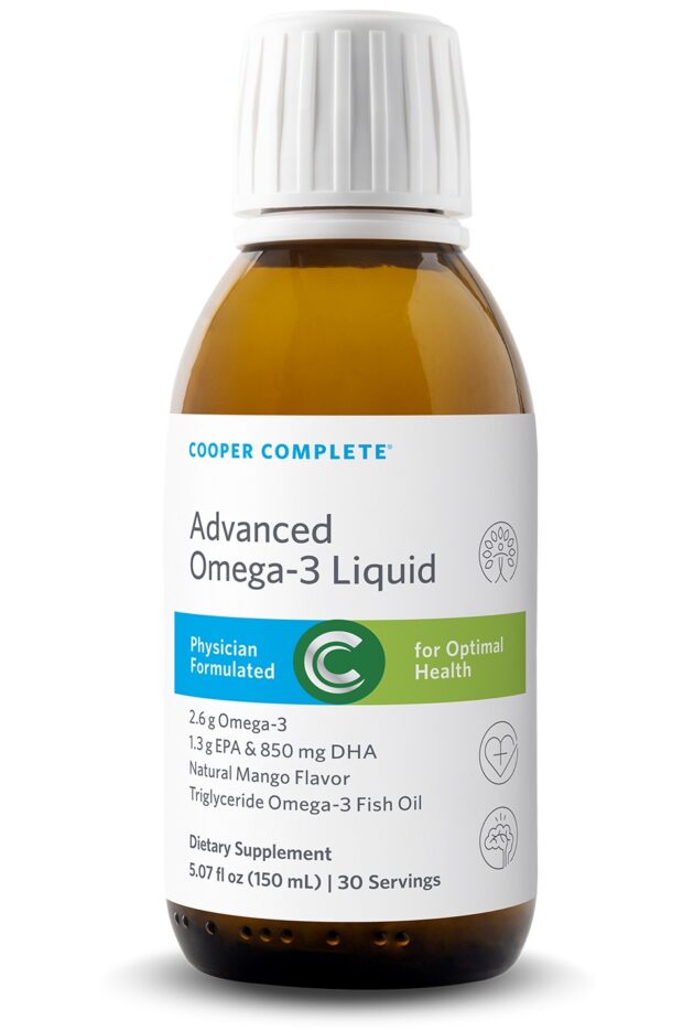 Bottle of Cooper Complete Advanced Omega-3 Liquid