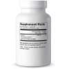 Supplement facts label on the back of the bottle for Cooper Complete Potassium Chelate Supplement 99 mg