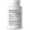 Supplement facts label on the back of the bottle for Cooper Complete Turmeric Curcumin Complex Supplement