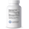 Cooper Complete CoQ10-50 mg Supplement bottle back with supplement facts information.