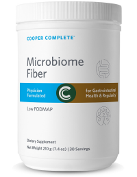 Container of Cooper Complete Microbiome Fiber Dietary Supplement
