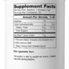 Supplement facts label on the back of a canister of Cooper Complete Microbiome Fiber Dietary Supplement